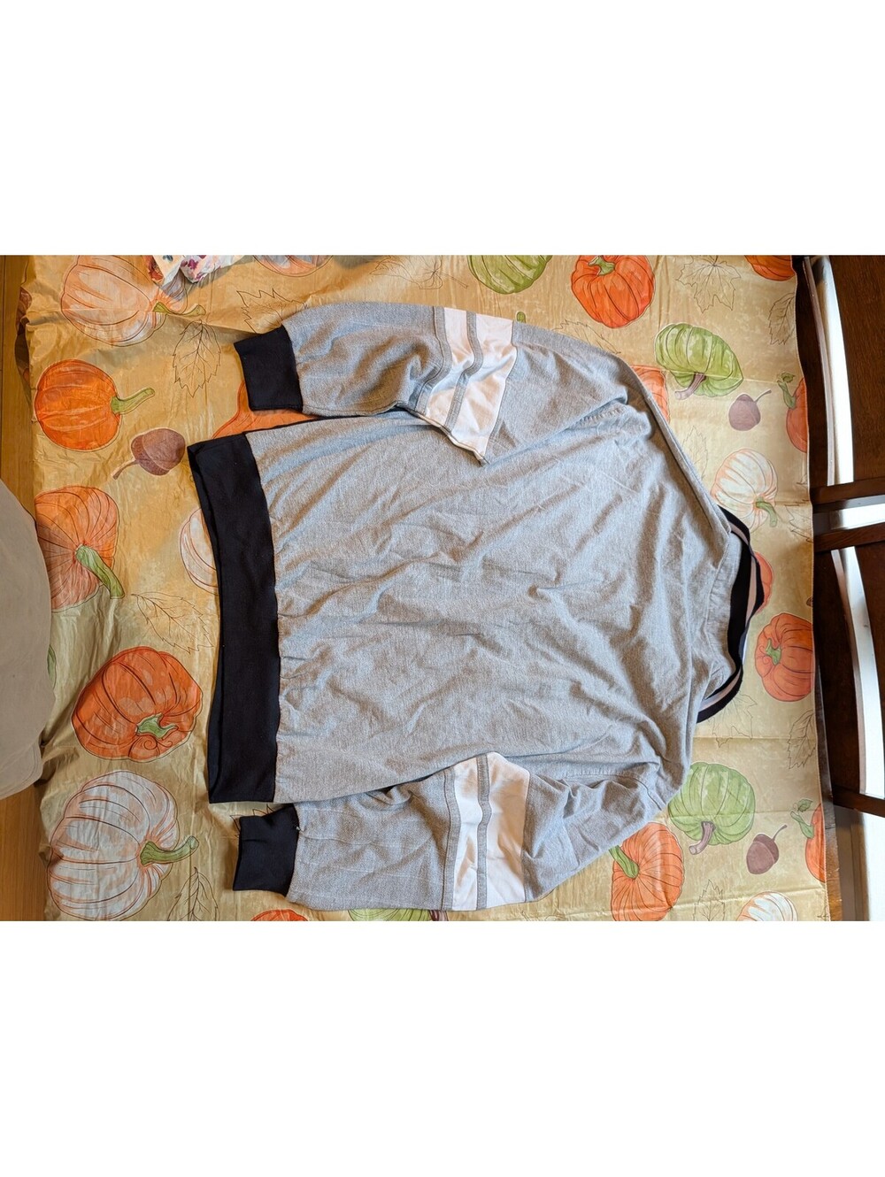 Cache Creek Men’s Polo Shirt – Gray & Navy Blue – Size Large - Picture 3 of 3